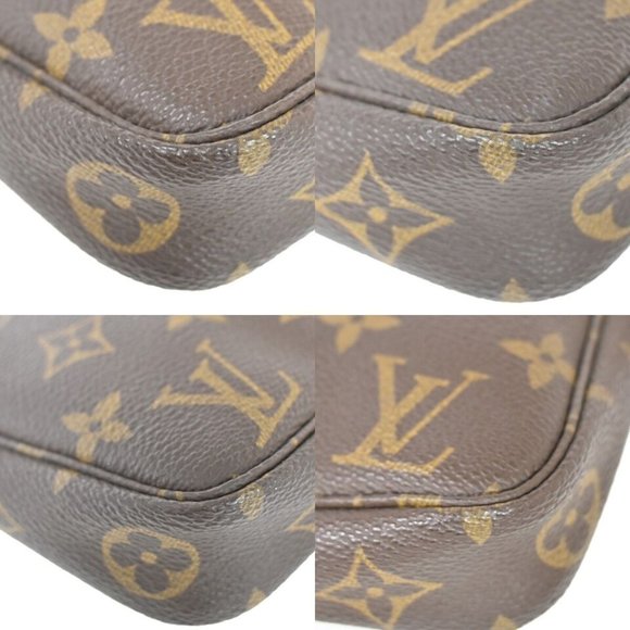 LOUIS VUITTON Pochette Accessoires Hand Bag Monogram Leather BN M51980 84FA278 - Picture 15 of 16
